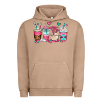 Pigment Burro nurse coffee cups Urban Hoodie - OliviaCreatesArt