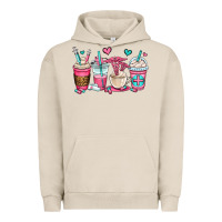 Pigment French Oak nurse coffee cups Urban Hoodie - OliviaCreatesArt