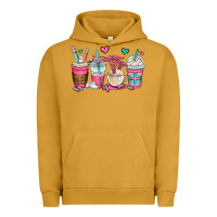 Pigment Peanut Butter nurse coffee cups Urban Hoodie - OliviaCreatesArt