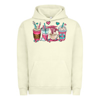 Pigment Pistachio nurse coffee cups Urban Hoodie - OliviaCreatesArt