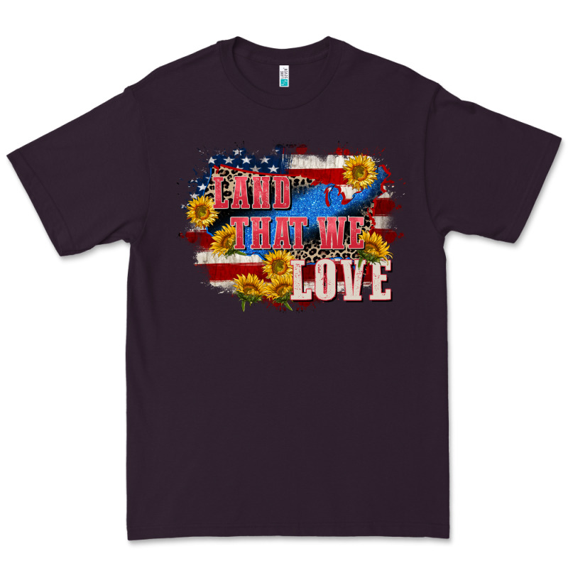 Land That We Love 4th Of July Premium Tee by CowGirlArtShop | Teevron