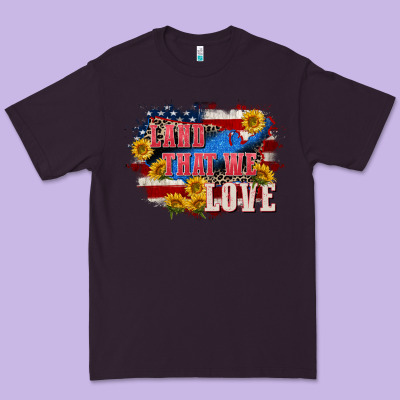 Land That We Love 4th Of July Premium Tee Designed By Cowgirlartshop