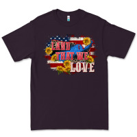 Plum Land that we love 4th of july Premium Tee - CowGirlArtShop
