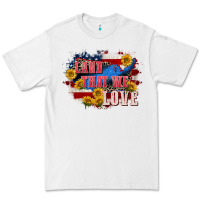 White Land that we love 4th of july Premium Tee - CowGirlArtShop