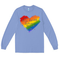 Colony Blue kindness equality peace love inclusion diversity h Long Sleeve Tee - MaliasSmallBusiness