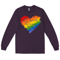 Plum kindness equality peace love inclusion diversity h Long Sleeve Tee - MaliasSmallBusiness