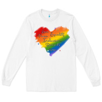 White kindness equality peace love inclusion diversity h Long Sleeve Tee - MaliasSmallBusiness
