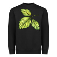 Black green leaf Heavyweight Sweatshirt - BarkalooDesign