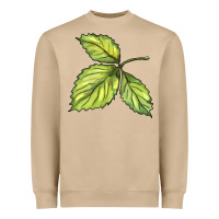 Green Leaf Heavyweight Sweatshirt | Teevron