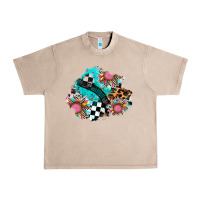 French Oak race sunflower patches Urban Heavy Tee - AdoDesignShop