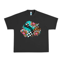 Pigment Black race sunflower patches Urban Heavy Tee - AdoDesignShop