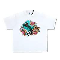 White race sunflower patches Urban Heavy Tee - AdoDesignShop
