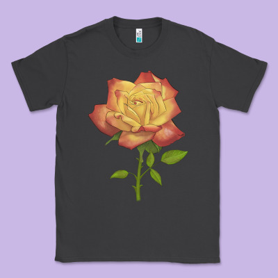 Rainbow's End Rose Classic Tee Designed By Lillyallendesigns