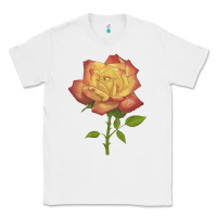 White rainbow's end rose Classic Tee - LillyAllenDesigns