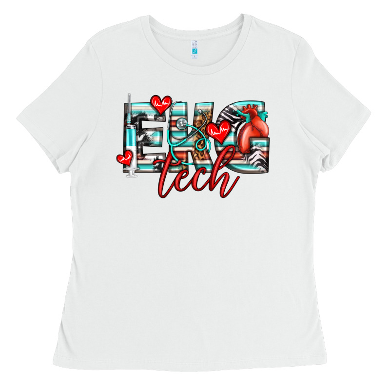 Ekg Tech Ladies Tee by texasbilliewilder | Teevron