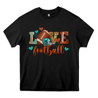 Black love football Heavy Core Tee - Zillion Design Studio