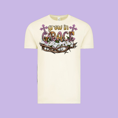 Grow In Grace Vintage Tee Designed By Nancycooperartshop