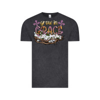 Vintage Black grow in grace Vintage Tee - NancyCooperArtShop