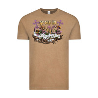 Vintage Coffee grow in grace Vintage Tee - NancyCooperArtShop