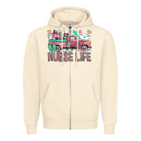 Sandshell Nurse Life Truck Zipper Hoodie - BundleAndBundleShop