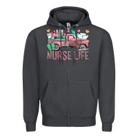 Smoke Nurse Life Truck Zipper Hoodie - BundleAndBundleShop