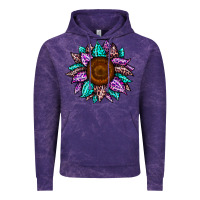 Cloud Purple sunflower leopard color Vintage Hoodie - JahusDesignShop