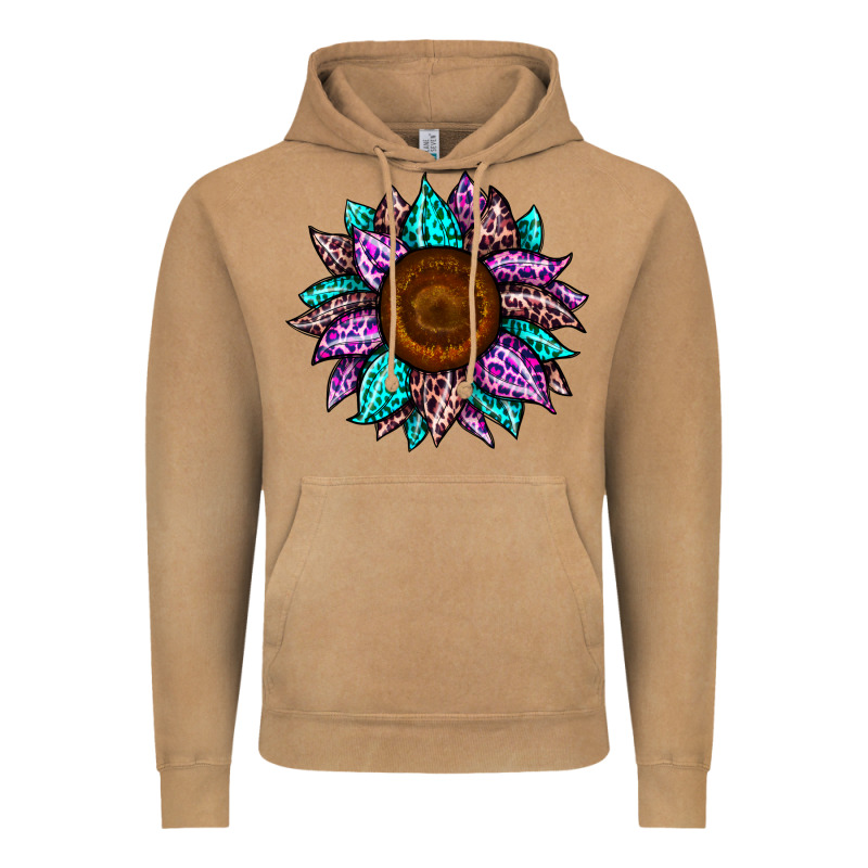 Sunflower Leopard Color Vintage Hoodie by JahusDesignShop | Teevron