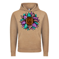 Vintage Coffee sunflower leopard color Vintage Hoodie - JahusDesignShop