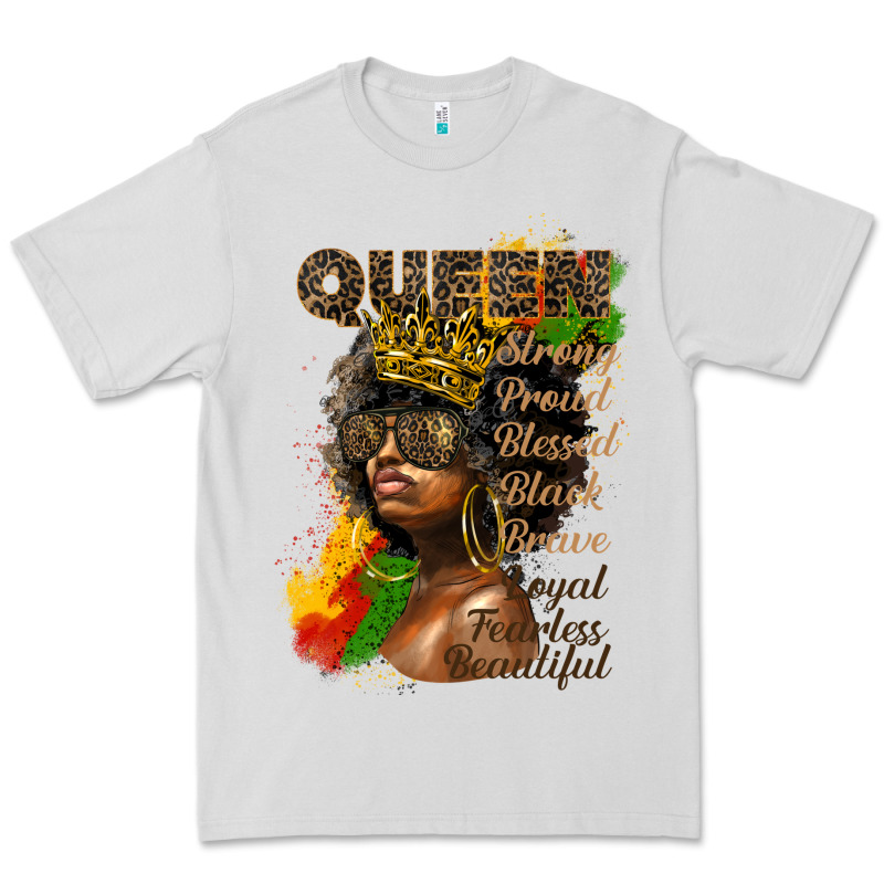 Afro Queen Juneteenth Premium Tee by HRA Design Shop | Teevron