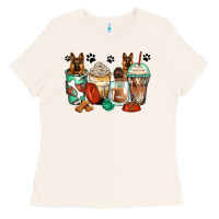 Bone german shepherds coffee cups Ladies Tee - Zillion Design Studio