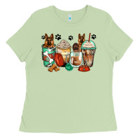 Matcha german shepherds coffee cups Ladies Tee - Zillion Design Studio