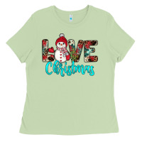 Matcha love christmas snowman Ladies Tee - JahusDesignShop