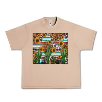 Western Cactus And Sunflowers Urban Heavy Tee | Teevron
