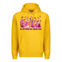 In October We Wear Pink With Breast Cancer Coffee Premium Hoodie | Teevron