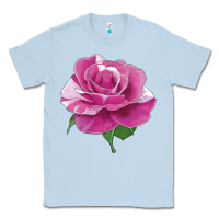 Dusty Blue parade day rose Classic Tee - LillyAllenDesigns