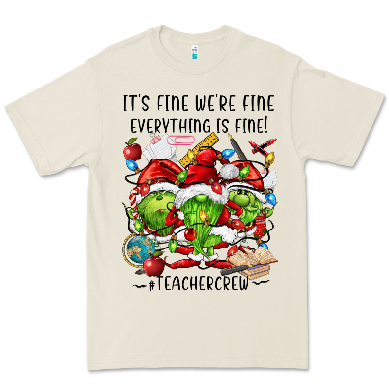 It's Fine We're Fine Everythıng Is Fine! Premium Tee by FaDigitalArtStudio | Teevron