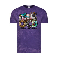 Cloud Purple ocd obsessive cow disorder Vintage Tee - Jasminsmagicworld