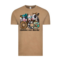 Vintage Coffee ocd obsessive cow disorder Vintage Tee - Jasminsmagicworld