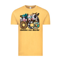 Vintage Mustard ocd obsessive cow disorder Vintage Tee - Jasminsmagicworld