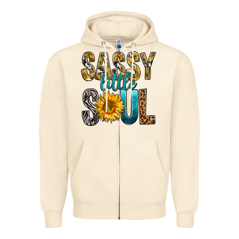 Sassy Little Soul Zipper Hoodie by BundleAndBundleShop | Teevron