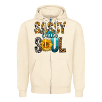 Sandshell Sassy Little Soul Zipper Hoodie - BundleAndBundleShop