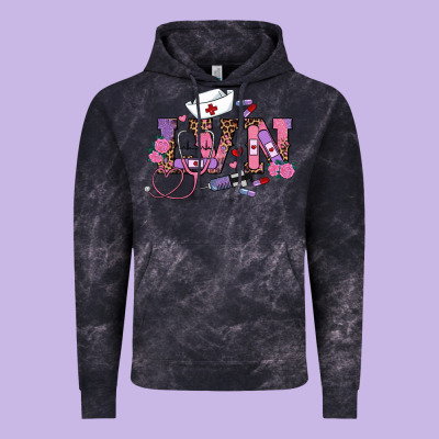 Valentines Day Lvn Vintage Hoodie Designed By Ranaportraitstore