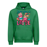 Emerald love you a latte Urban Hoodie - OliviaCreatesArt