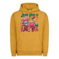 Pigment Peanut Butter love you a latte Urban Hoodie - OliviaCreatesArt