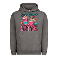 Pigment Tornado love you a latte Urban Hoodie - OliviaCreatesArt