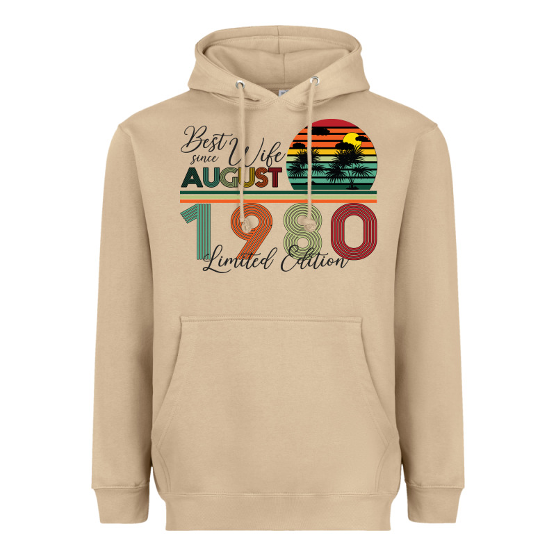 Best Wife Since August 1980 Limited Edition Heavyweight Hoodie by Bettercallsaul | Teevron