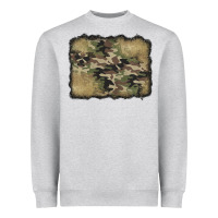 Heather Grey camouflage glitter background Heavyweight Sweatshirt - Jasminsmagicworld