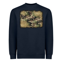 Navy camouflage glitter background Heavyweight Sweatshirt - Jasminsmagicworld