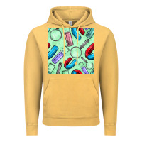 Vintage Mustard sciences seamless pattern Vintage Hoodie - BundleAndBundleShop