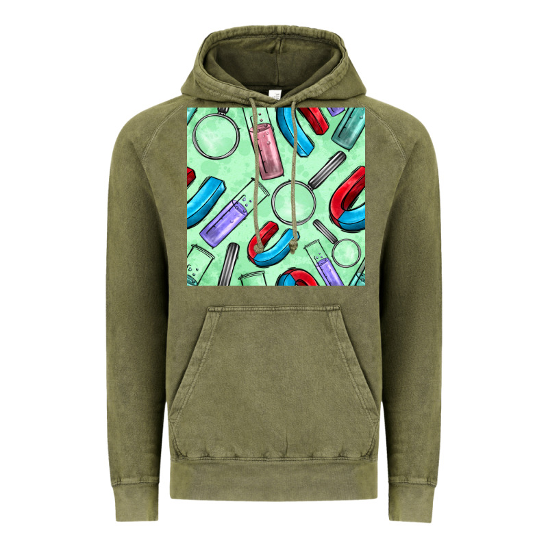 Sciences Seamless Pattern Vintage Hoodie by BundleAndBundleShop | Teevron